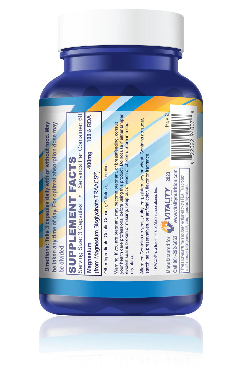 Magnesium Bisglycinate- Vitality Nutrition
