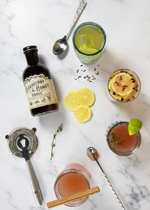 Elderberry and Honey Tonic