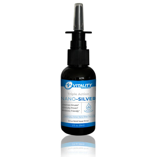 Triple Action Nano-Colloidal Silver Nasal Rinse