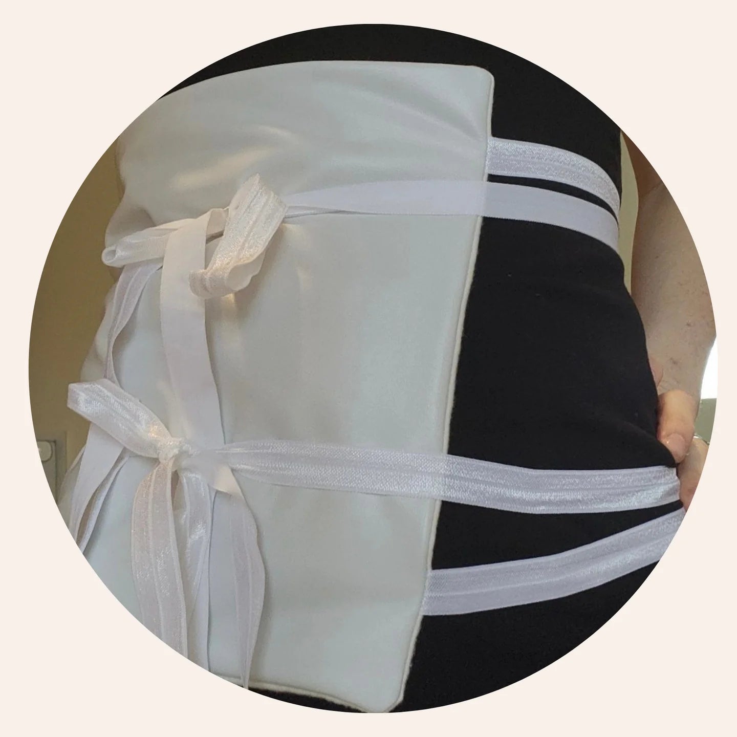 Castor oil wrap LARGE for Liver/Pelvic/Stomach area- 100% Organic & Handmade in USA