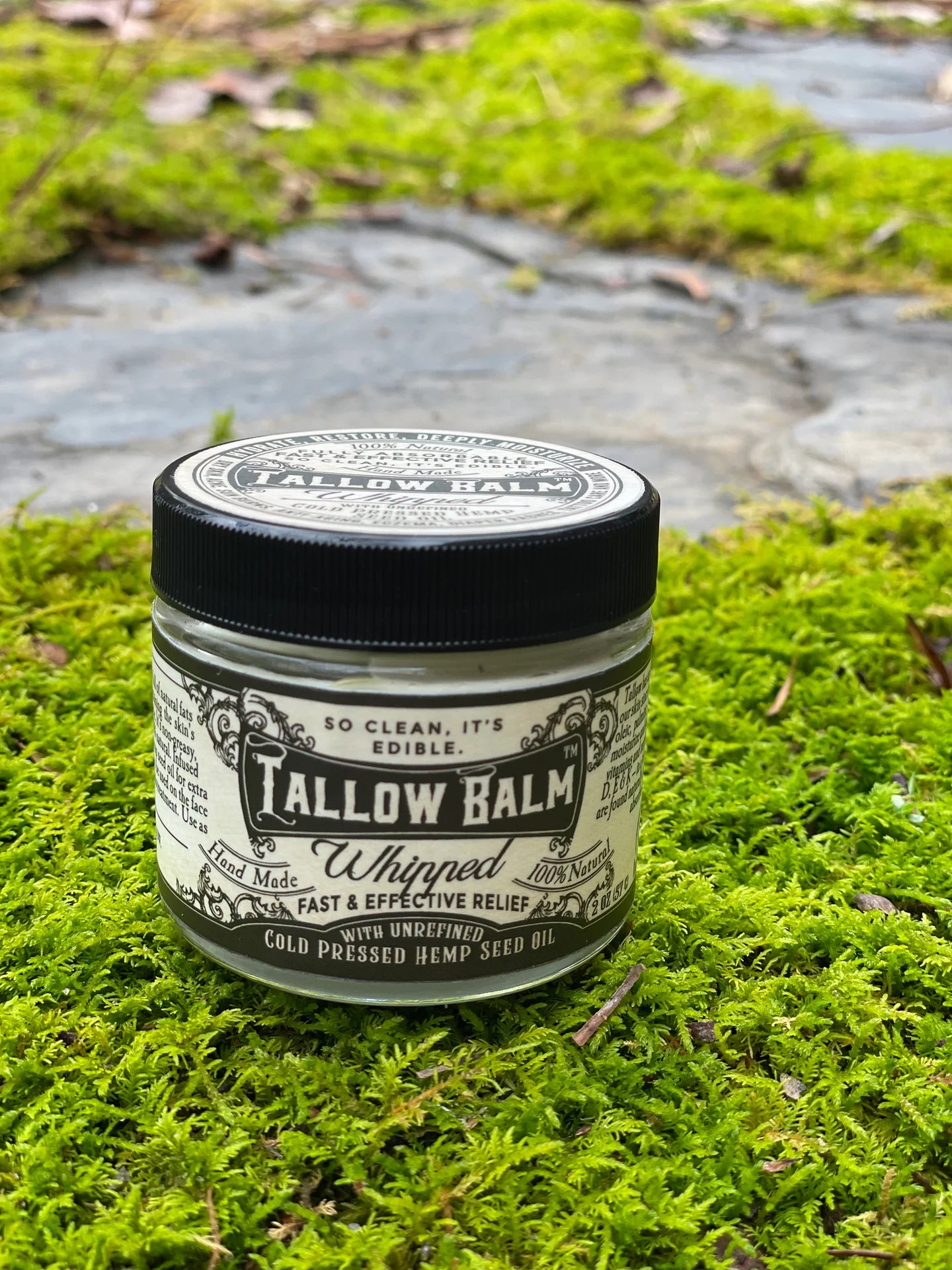 Tallow Balm - Whipped with Hemp Seed Oil