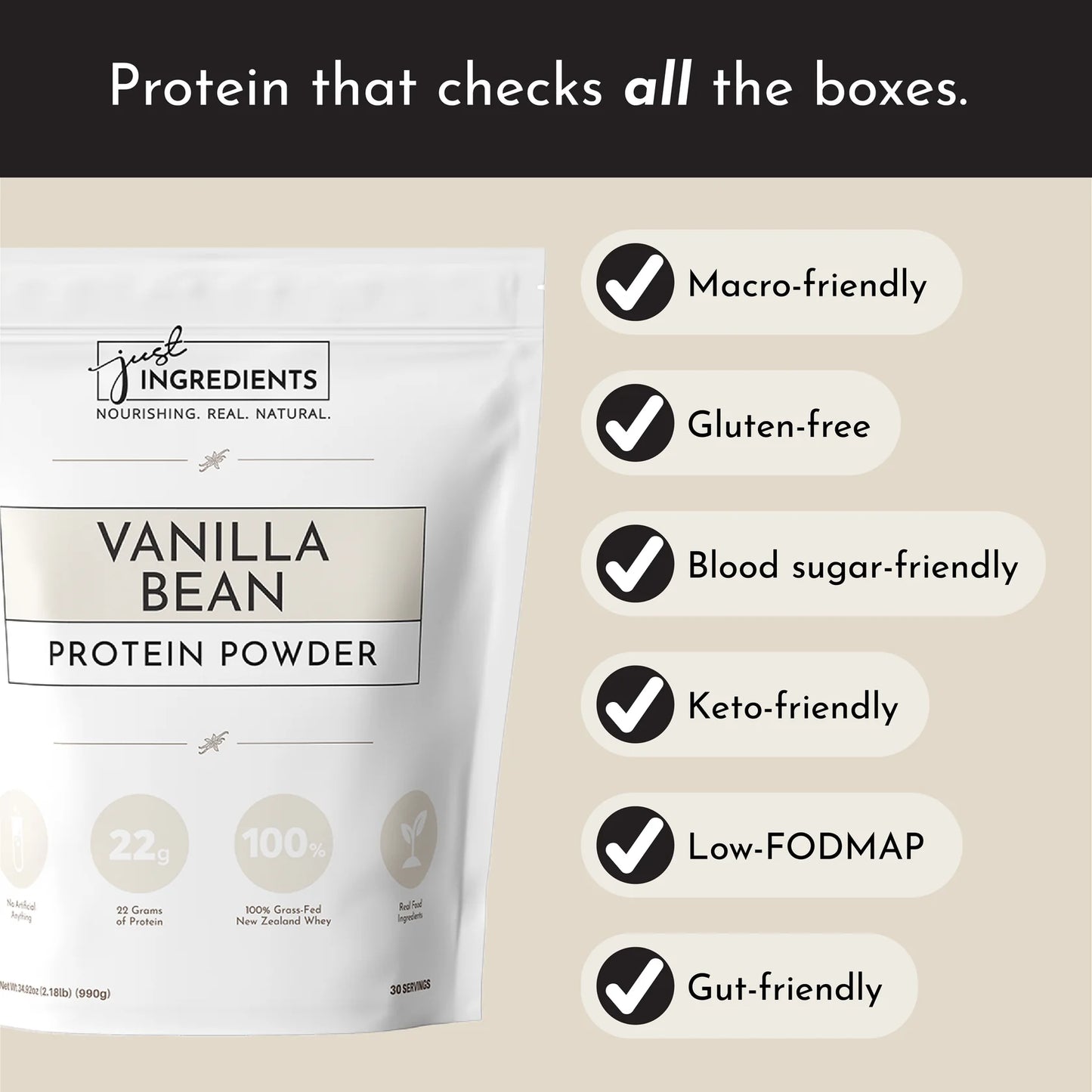 Vanilla Bean Protein Powder