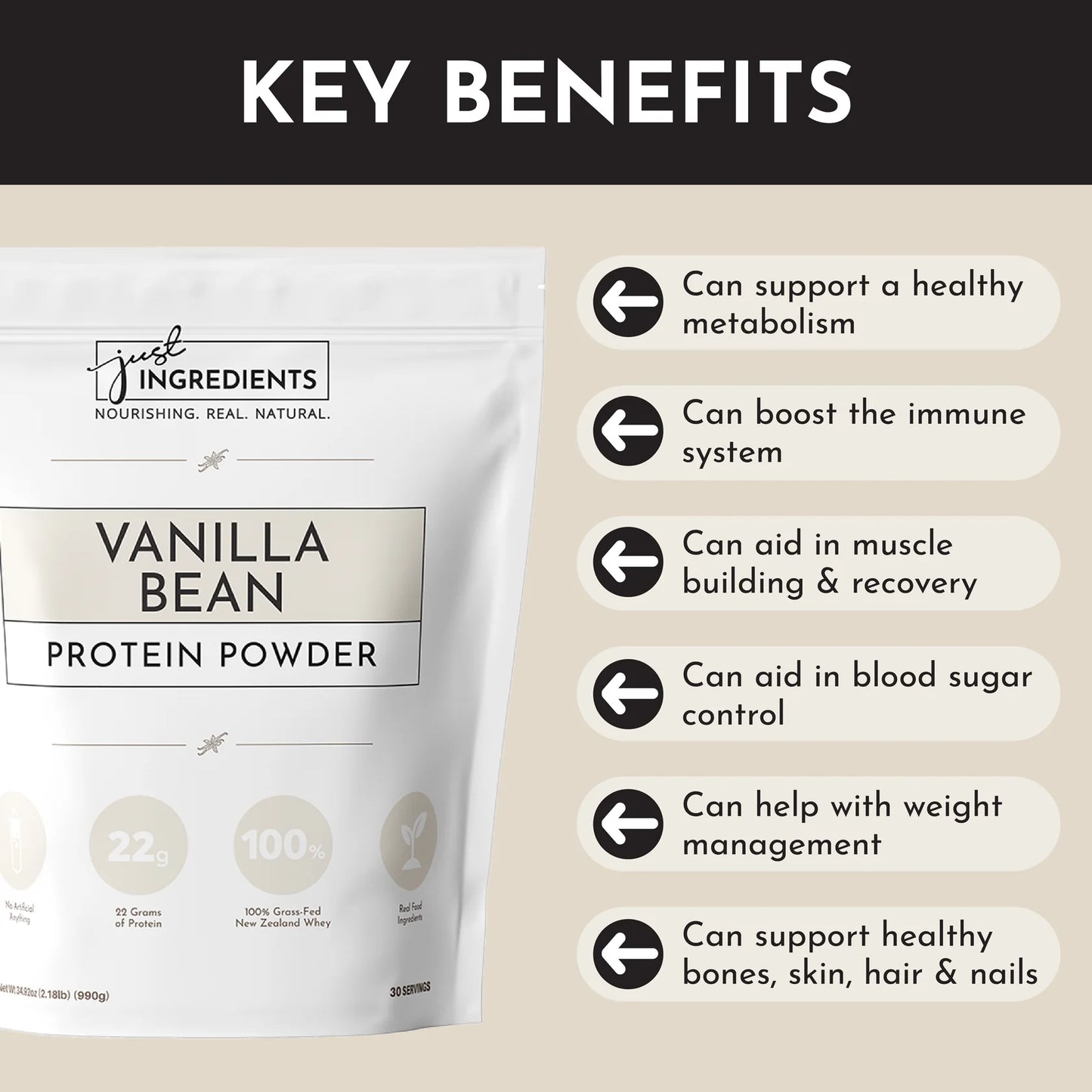 Vanilla Bean Protein Powder