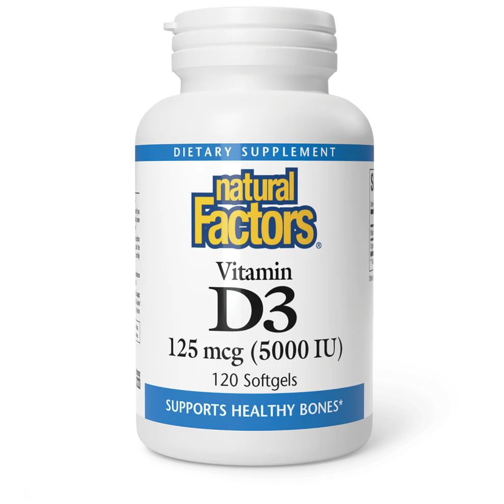 Vitamin D3 125 mcg (5,000 IU)