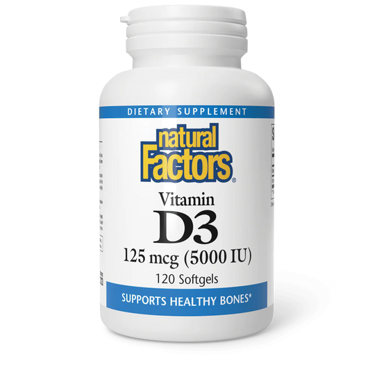 Vitamin D3 125 mcg (5,000 IU)