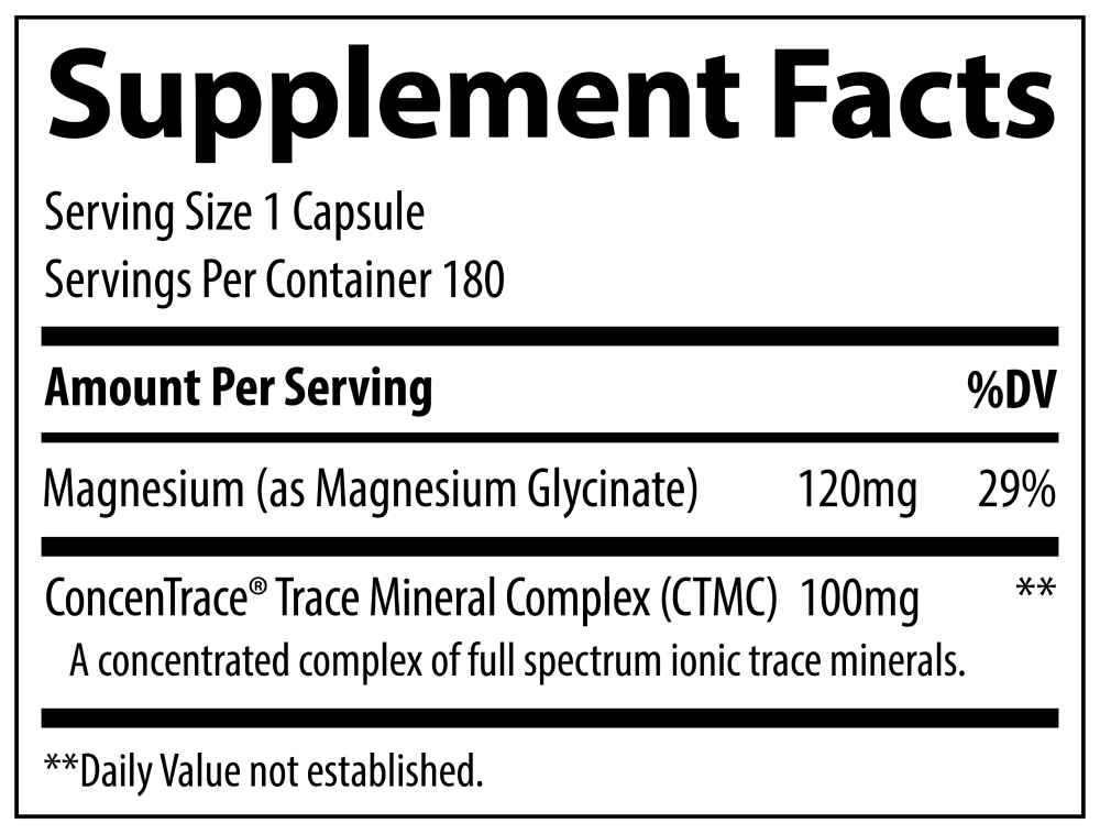 Magnesium Glycinate Capsules-180 capsules