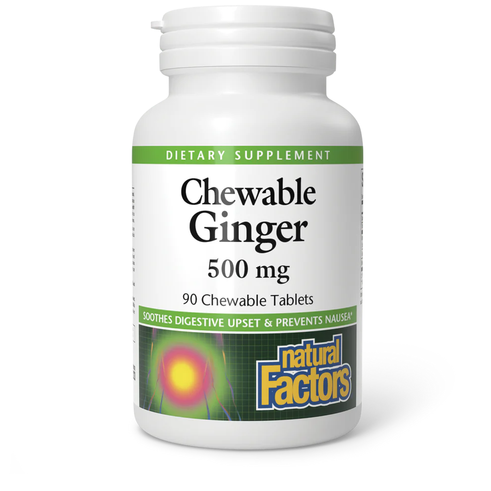 Chewable Ginger- 500 mg Chewable Tablets