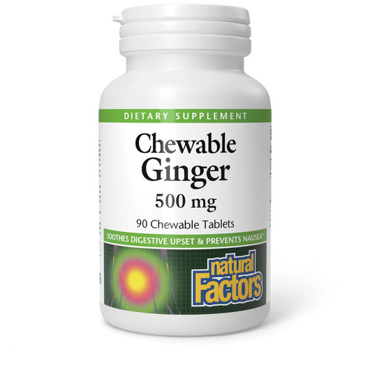 Chewable Ginger- 500 mg Chewable Tablets