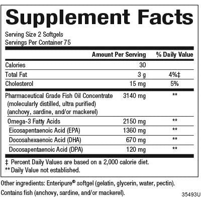 RxOmega-3 Ultra Strength 2,150 mg