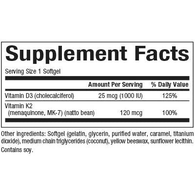 Vitamin D3 & K2