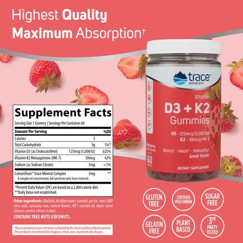 Vitamin D3 + K2 Gummies